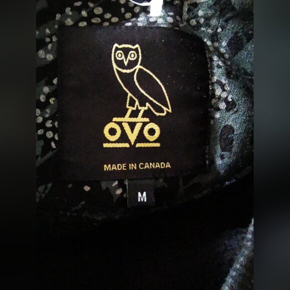 OVO Owl Long Sleeve Sweatshirt size M Black and Gray - Picture 7 of 7